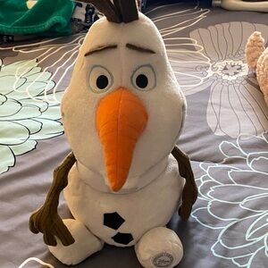 Disney Olaf Plush with Orange Nose and Brown Arms